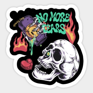 No more tears Sticker